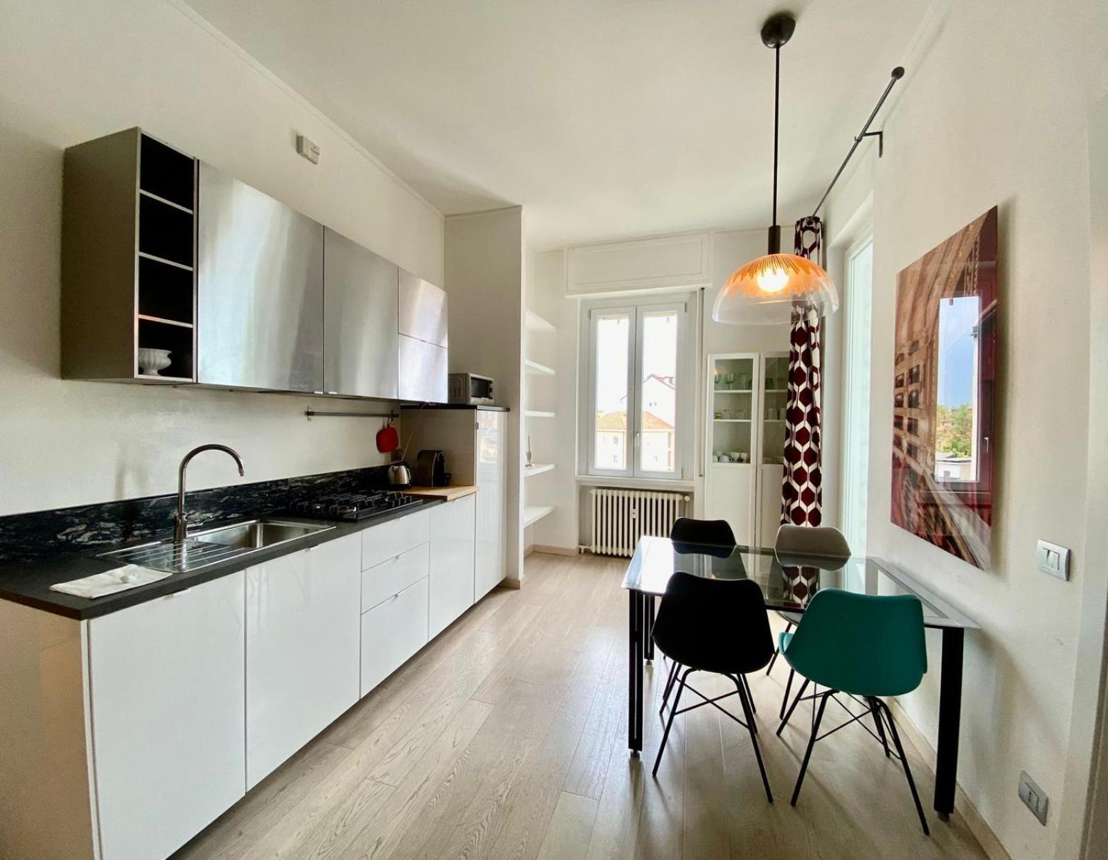 Piazzale Susa Bright Flat Con Veranda 米兰 外观 照片